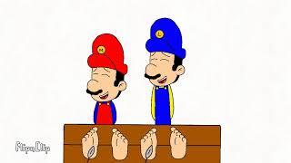 super Mario Bros anime movie Mario and luigi tickle feet | TapeTied
